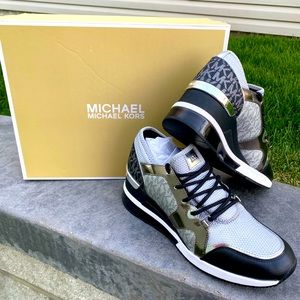 Michael Kors Liv Trainer Extreme Wedge Shoe